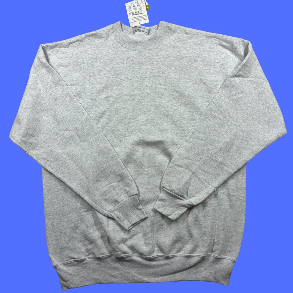 Vintage 90s Pro Spirit Sweatshirt XLT Heather Gray Crewneck Fleece Athletic NEW
